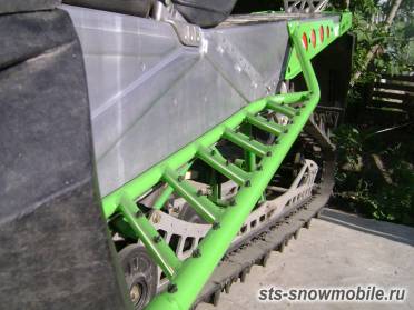 Улучшенные подножки для снегоходов Arctic Cat и Yamaha артикул STSПСк002