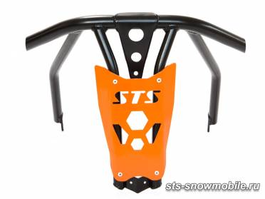 Передний бампер для снегохода Polaris RMK (толстостенная труба АМГ5) артикул STSПБп009