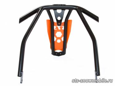 Передний бампер для снегохода Polaris RMK (толстостенная труба АМГ5) артикул STSПБп009