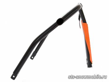 Передний бампер для снегохода Polaris RMK (толстостенная труба АМГ5) артикул STSПБп009
