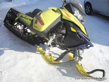 Передний бампер усиленный на Ski-Doo Summit (толстостенная труба АМГ5) артикул STSПБс019
