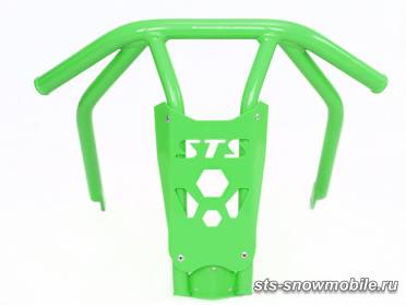 Передний бампер усиленный на Ski-Doo Summit (толстостенная труба АМГ5) артикул STSПБс019