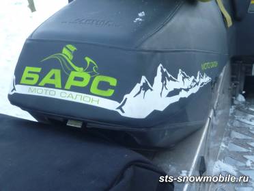 Перетяжка сидений снегоходов