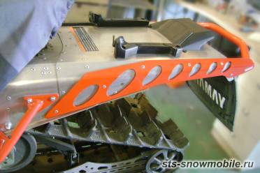 Задний бампер для снегохода Yamaha Nytro МТХ артикул STSЗБя019