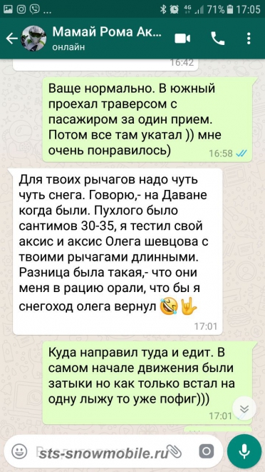 Рычаги с выносом вперед для Polaris Axys 800-850 (уточняйте при заказе) артикул STSППп008