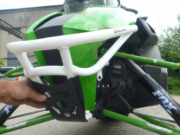 Передний бампер на  Arctic Cat (толстостенная труба АМГ5) артикул STSПБк005