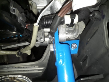 Передний бампер на снегоход Polaris AXYS, усиленный (толстостенная труба АМГ5)  артикул STSПБп007