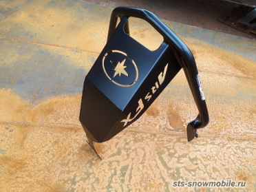 Новинка. Усиленный бампер для Polaris AXYS. (толстостенная труба АМГ5) артикул STSПБп008