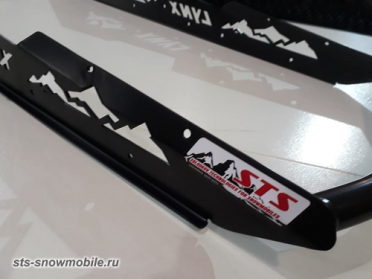 Задний бампер на снегоход Boondocker LYNX DS850 (длина гусеницы-3900) артикул STSЗБс015