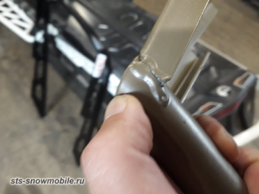 Задний бампер на снегоход Boondocker LYNX DS850 (длина гусеницы-3900) артикул STSЗБс015