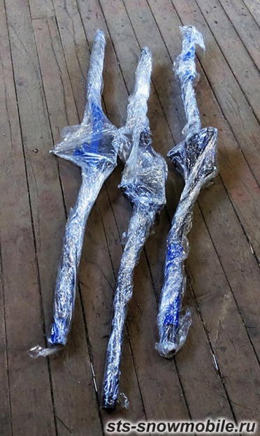 Крепления для быстрой фиксации снегохода в телеге. артикул STSАСу017