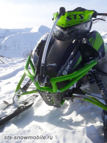 Усиленный бампер для Arctic Cat Hardcore Evo и Alfa (толстостенная труба АМГ5) артикул STSПБк004