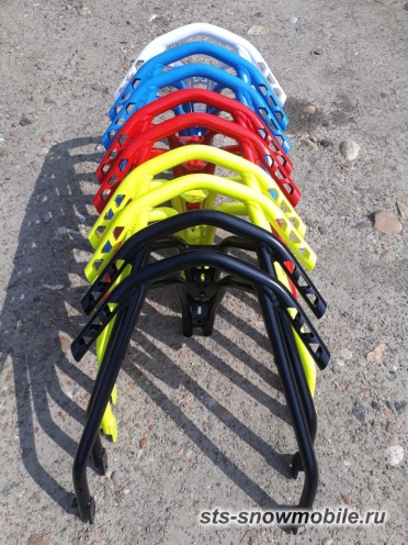 Передний бампер на снегоход Polaris Axys, усиленный, новый.  (толстостенная труба АМГ5) артикул STSПБп006