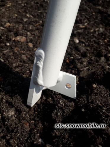 Передний бампер на снегоход Polaris Axys, усиленный, новый.  (толстостенная труба АМГ5) артикул STSПБп006