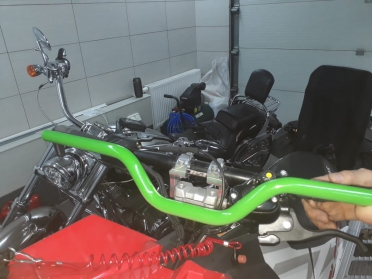 Новинка! Узкий и низкий руль для снегохода Polaris! артикул STSРС001