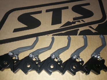 Укороченные и регулируемые курки (ручки) тормоза для Polaris артикул STSАС001