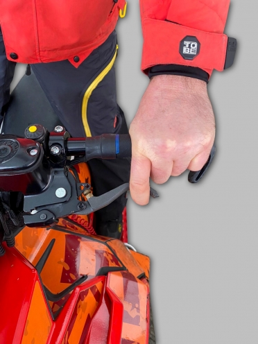 Укороченные и регулируемые курки (ручки) тормоза для Polaris артикул STSАС001