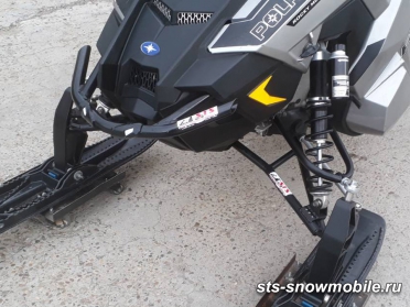 Передний бампер на Polaris Axys (толстостенная труба АМГ5) артикул STSПБп013