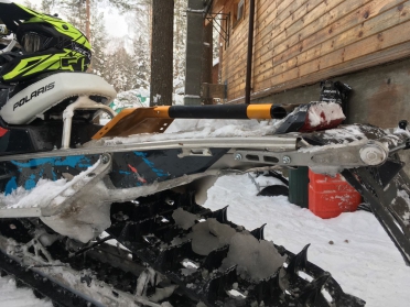 Задний бампер на Polaris RMK 163” артикул STSЗБп010