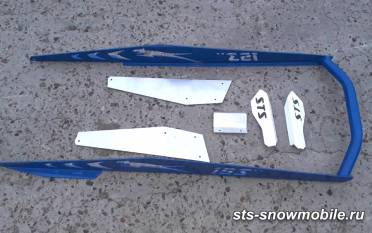 Задний бампер на  Arctic Cat 153” артикул STSЗБк022