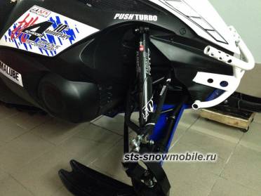 Передний бампер для снегохода Yamaha Nitro (толстостенная труба АМГ5) артикул STSПБя021