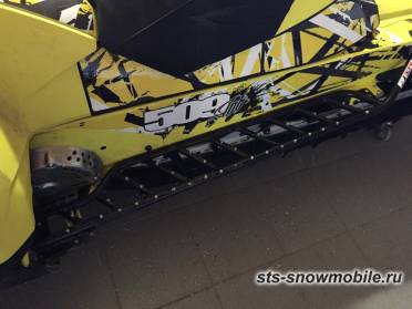 Подножки на снегоходы Ski-doo, зауженные, улучшенная геометрия артикул STSПСс007