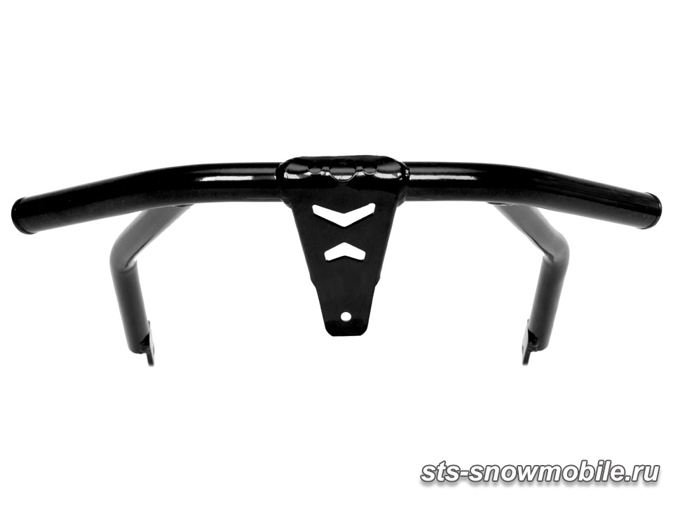 Передний бампер «Шеврон» на снегоход Polaris (толстостенная труба АМГ5) артикул STSПБп010