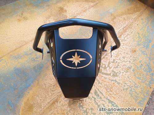 Новинка. Усиленный бампер для Polaris AXYS. (толстостенная труба АМГ5) артикул STSПБп008