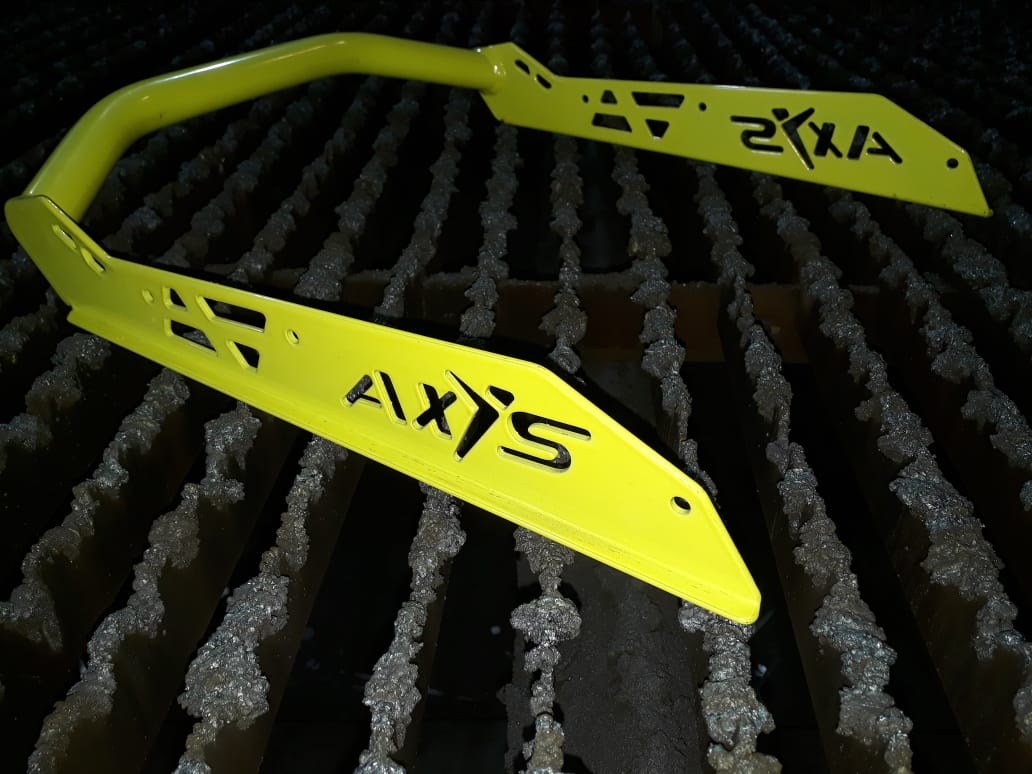 Новый бампер для снегохода Axys 155 артикул STSЗБп004