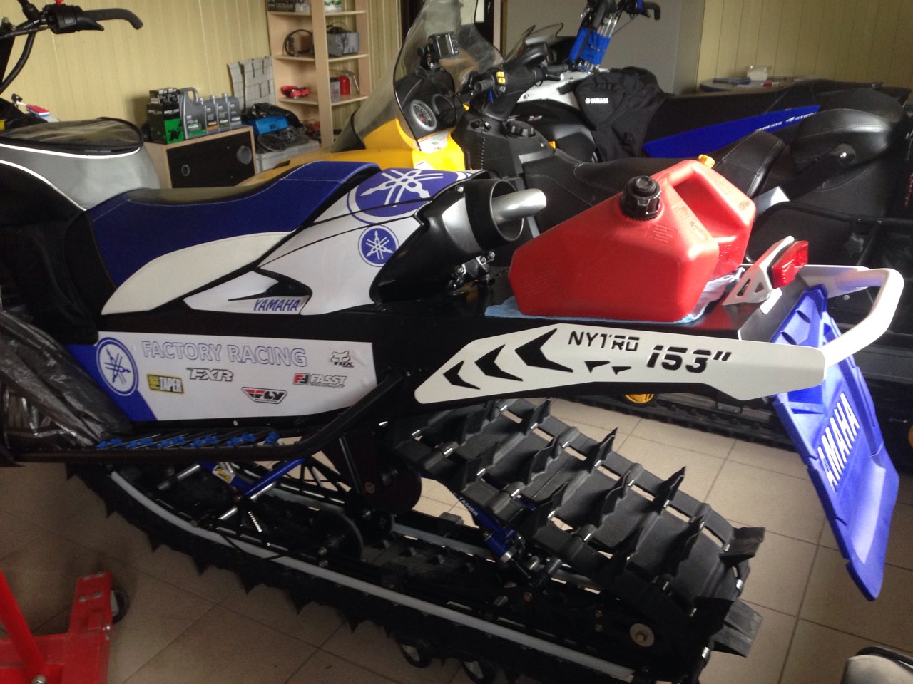 Задний бампер YAMAHA NYTRO ХТХ артикул STSЗБя020